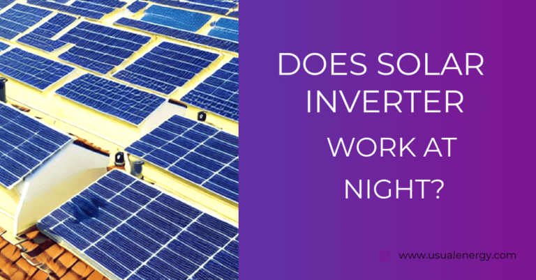 Does Solar Inverter Work at Night?