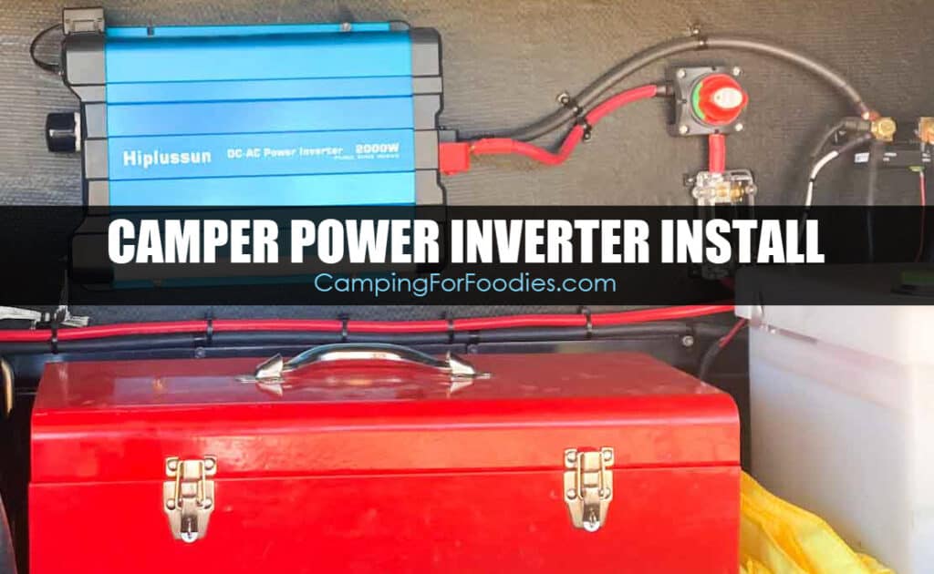 how to install a power inverter in a camper